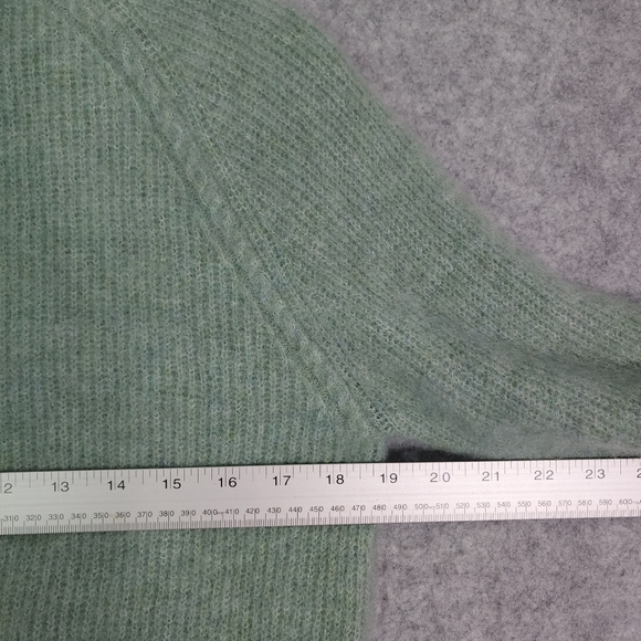 Sezane Othello Cardigan Green-Grey XS - Picture 10 of 11